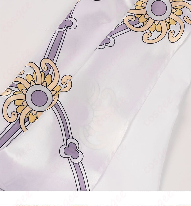 ONE PIECE(ワンピース) ボア・ハンコック コスプレ衣装 白色コスチューム-11