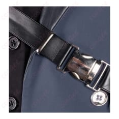 恋と深空 シン 禁域の外コスプレ衣装 黒コート×ベストの端正セットで写真映え - 4枚目の画像（サムネイル）