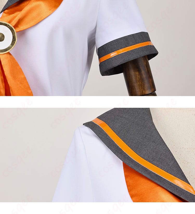 Fate/Grand Order 岸波白野 ザビ子 コスプレ衣装 制服 セーラー服-6