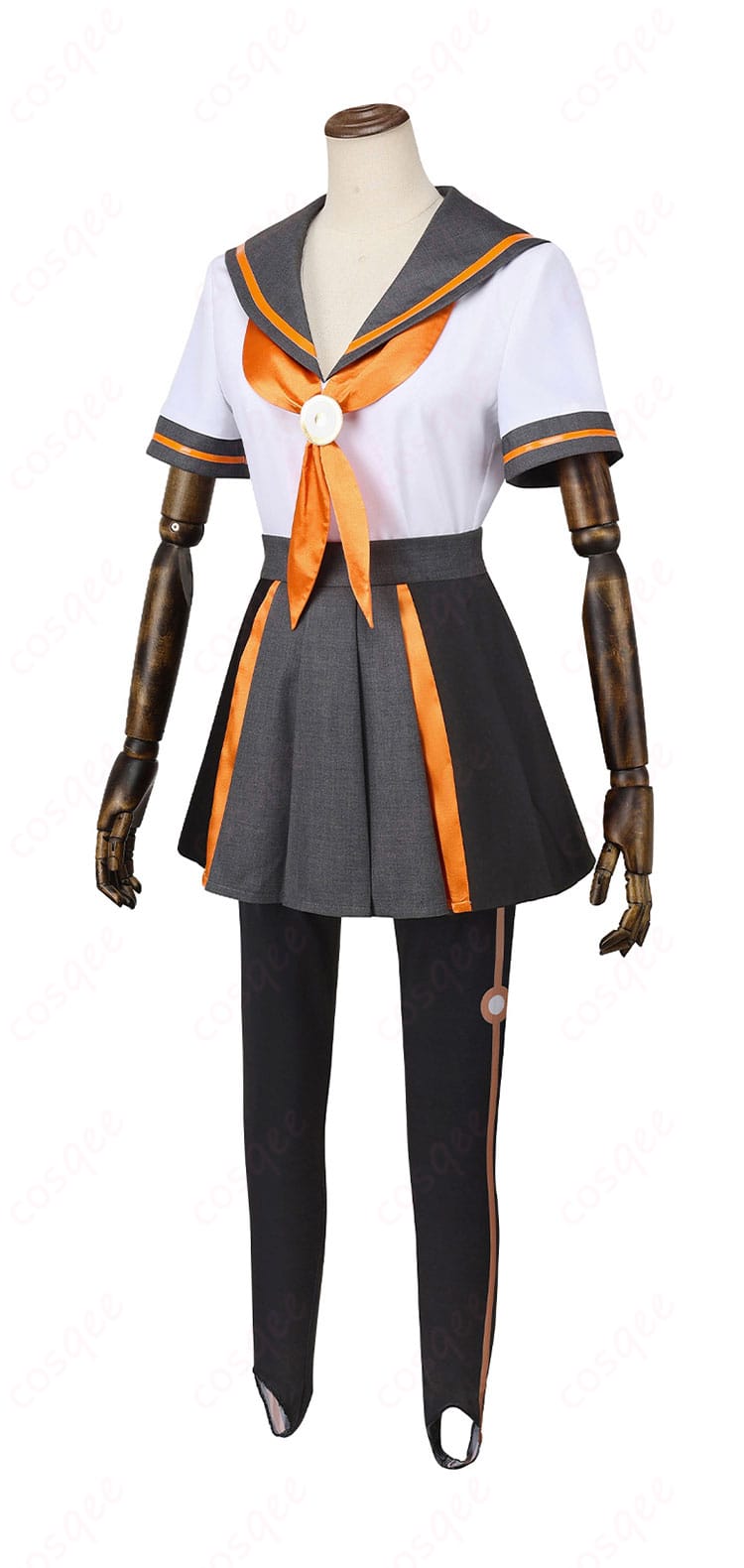 Fate/Grand Order 岸波白野 ザビ子 コスプレ衣装 制服 セーラー服-3