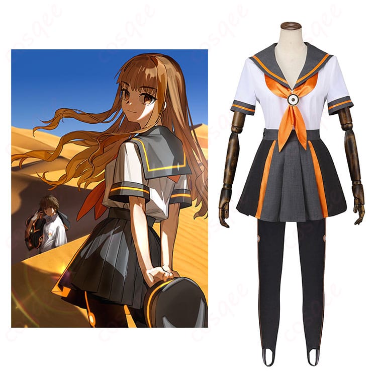 Fate/Grand Order 岸波白野 ザビ子 コスプレ衣装 制服 セーラー服-1