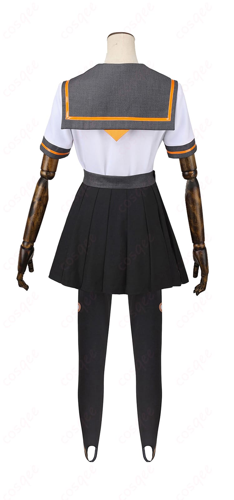 Fate/Grand Order 岸波白野 ザビ子 コスプレ衣装 制服 セーラー服-4