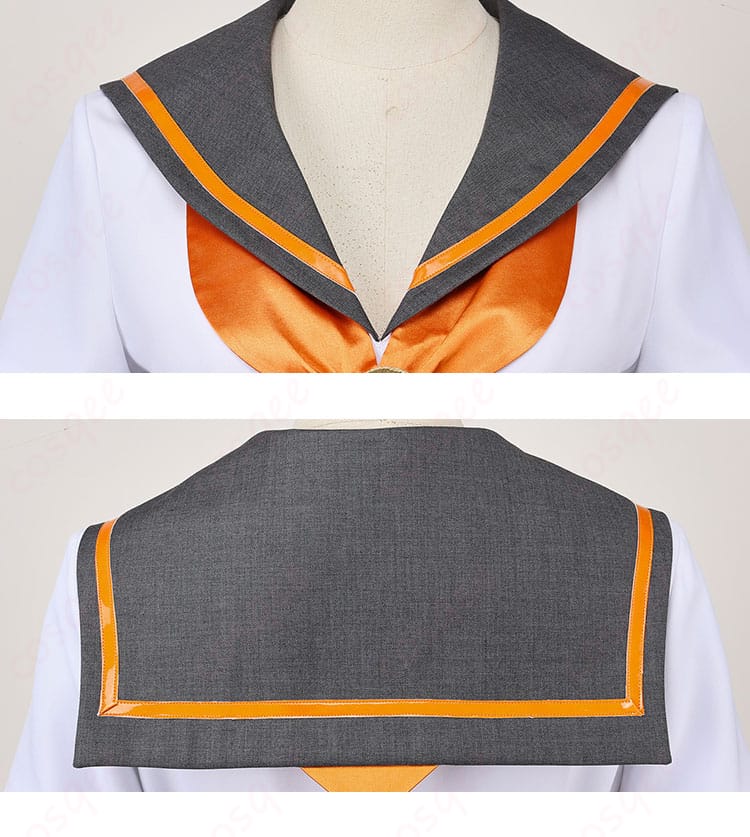 Fate/Grand Order 岸波白野 ザビ子 コスプレ衣装 制服 セーラー服-7