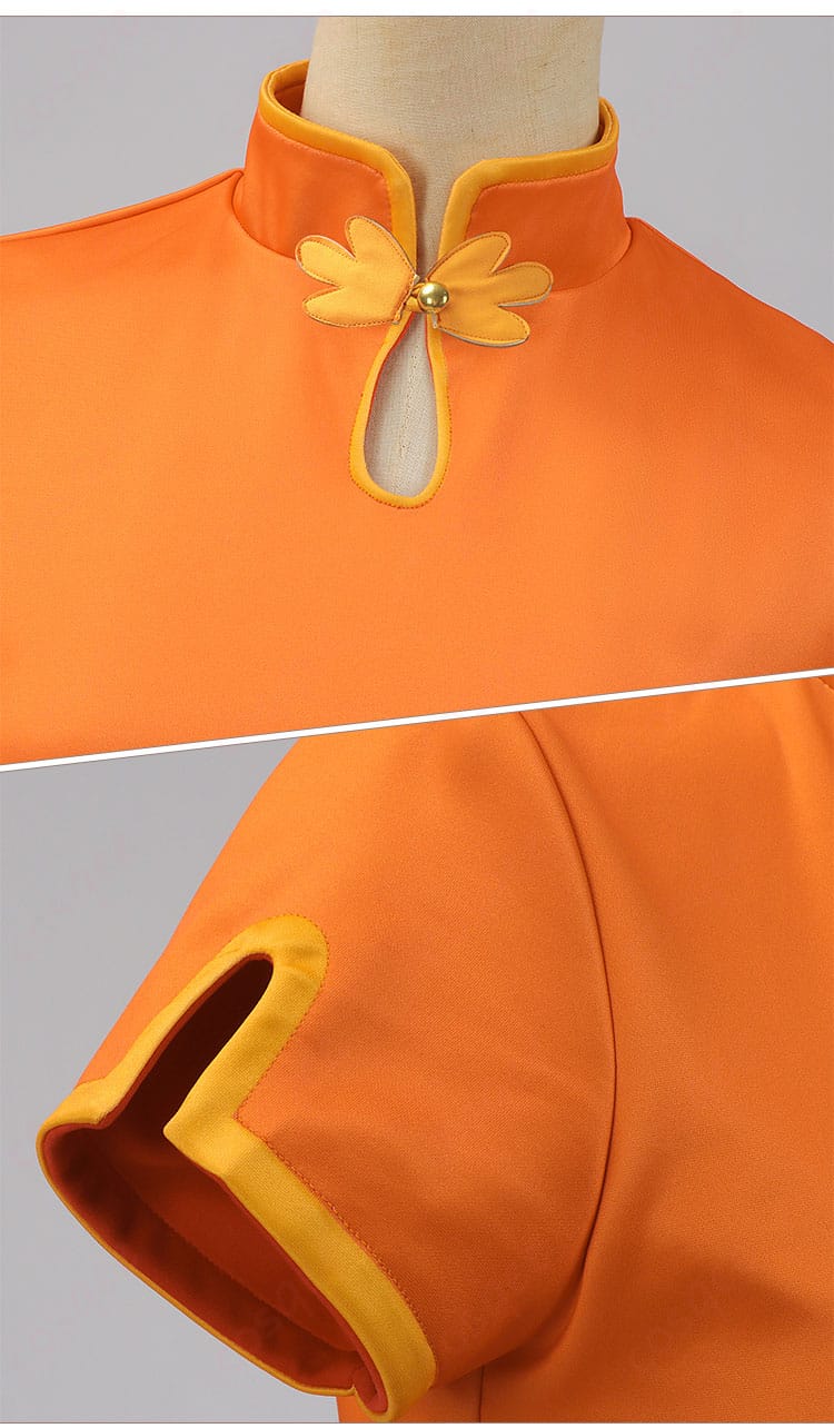 劇場版カードキャプターさくら 木之本桜 チャイナ服 コスプレ衣装-6