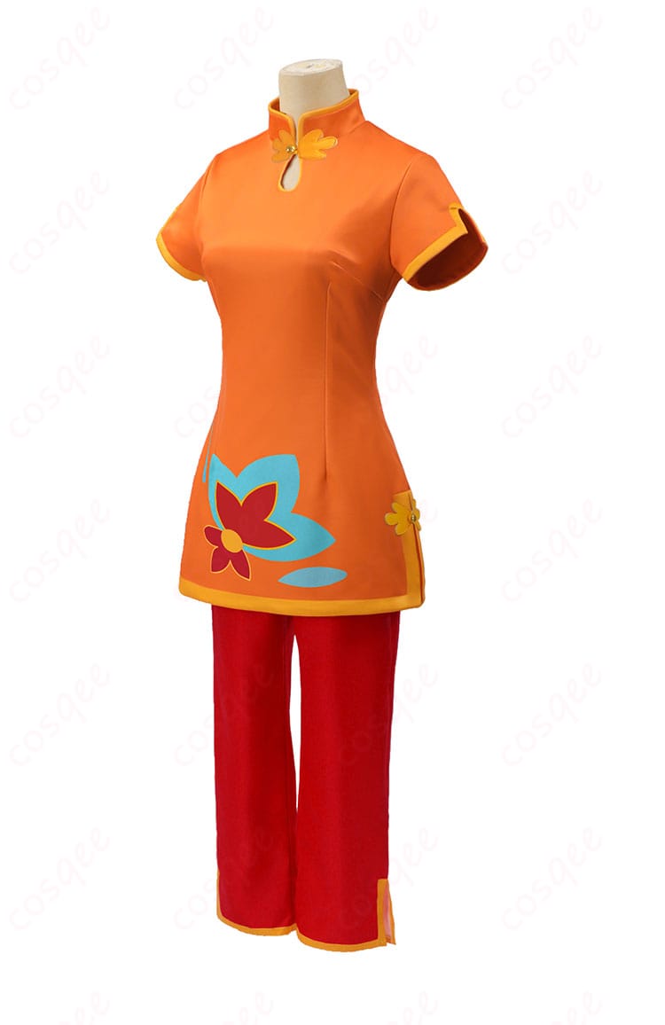 劇場版カードキャプターさくら 木之本桜 チャイナ服 コスプレ衣装-4