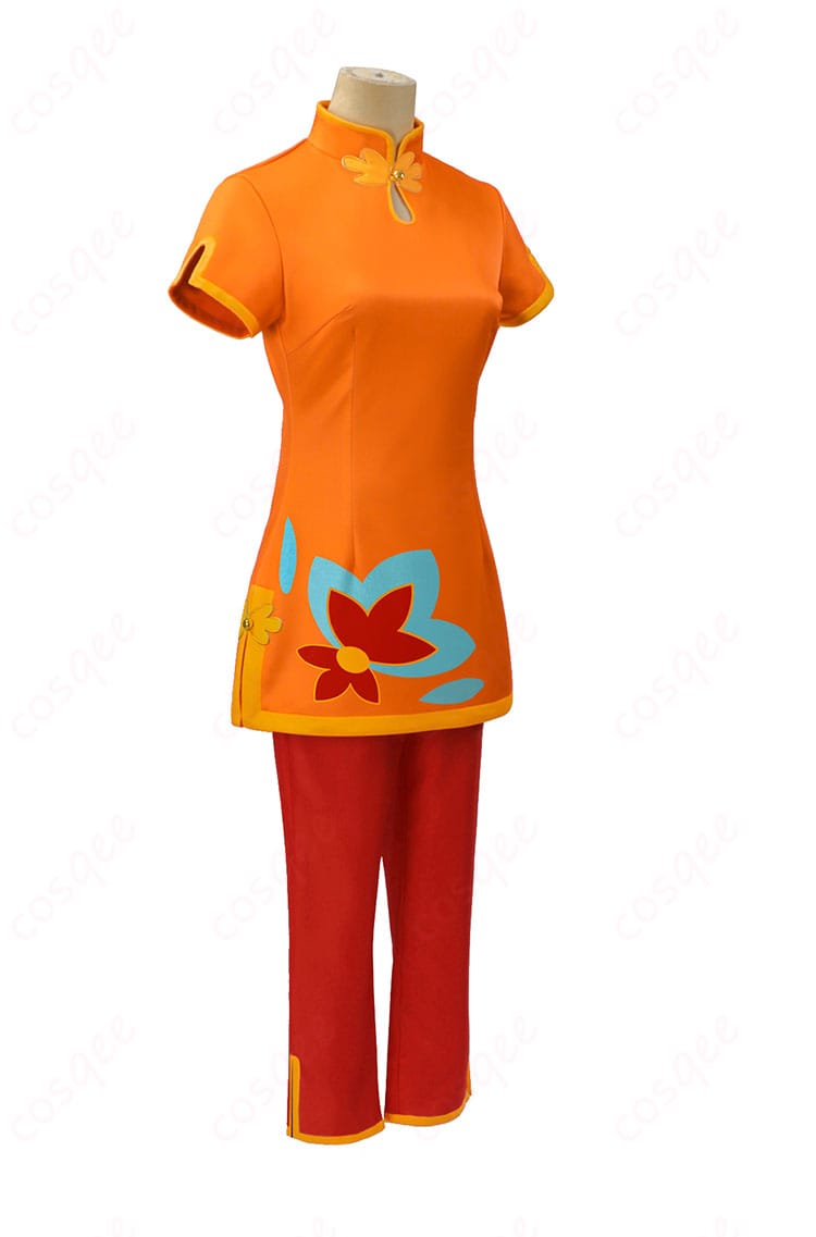 劇場版カードキャプターさくら 木之本桜 チャイナ服 コスプレ衣装-3