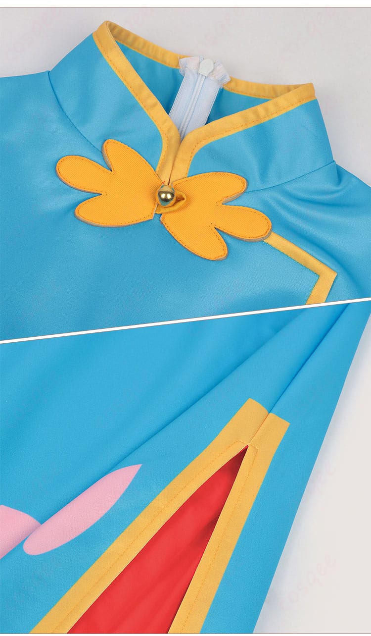 劇場版カードキャプターさくら 大道寺知世 チャイナ服 コスプレ衣装-6