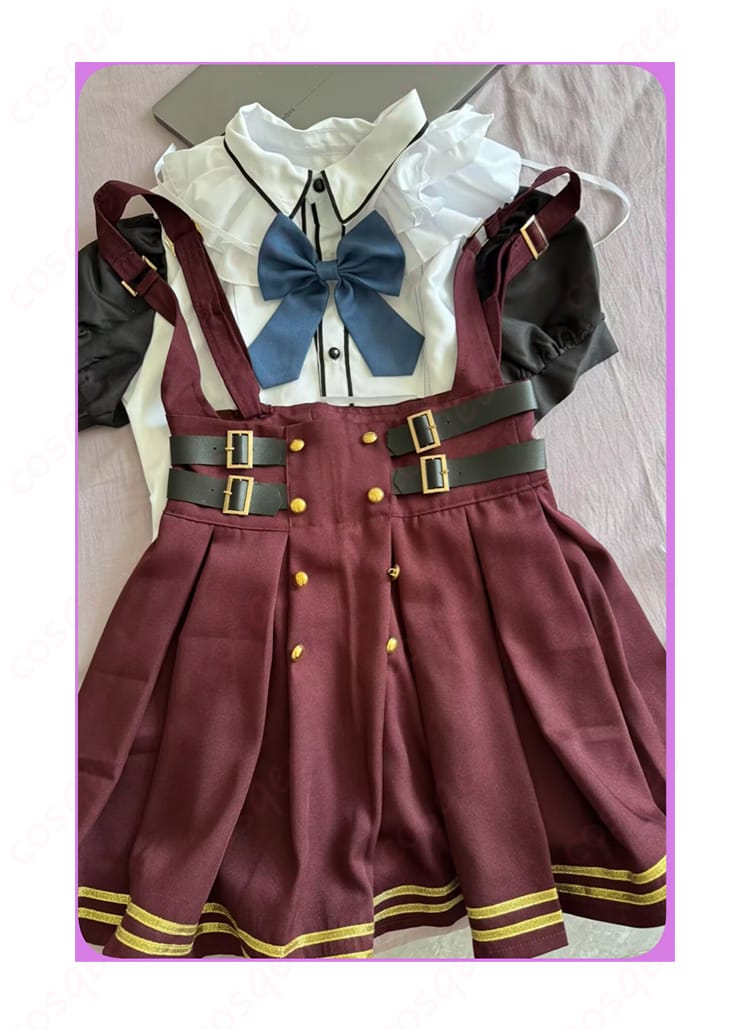 その日の獣には、 深浜祈莉 友瀬瑠奈 池貝舞雪 制服 コスプレ衣装-5