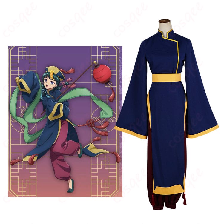 薬屋のひとりごと 猫猫(マオマオ) ハロウィン キョンシー コスプレ衣装-1