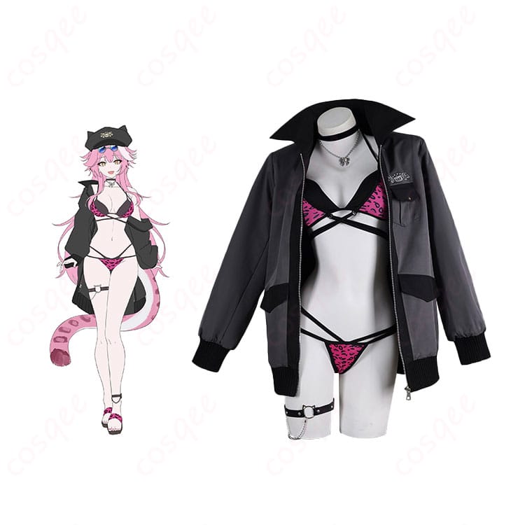 hololive(ホロライブ) ラオーラ・パンテーラ ビキニ姿 水着 コスプレ衣装-1