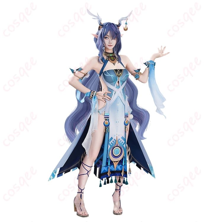 原神 ラウマ コスプレ衣装 エルフ風デザインで写真映え抜群、動きやすくイベントに最適 - 2枚目の画像