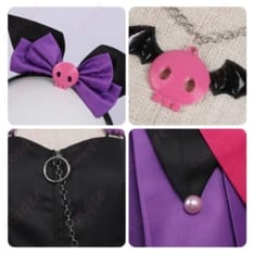 ガールズバンドクライ 海老塚智×クロミ コスプレ衣装 ロックガーリーで写真映えを狙える - 4枚目の画像（サムネイル）