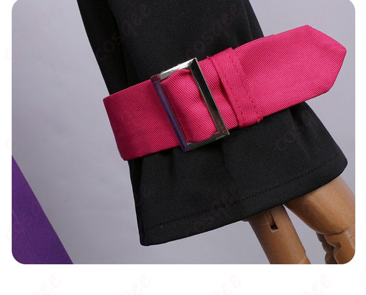 ガールズバンドクライ×サンリオキャラクターズ 海老塚智×クロミ コスプレ衣装-11