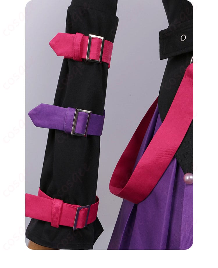 ガールズバンドクライ×サンリオキャラクターズ 海老塚智×クロミ コスプレ衣装-8