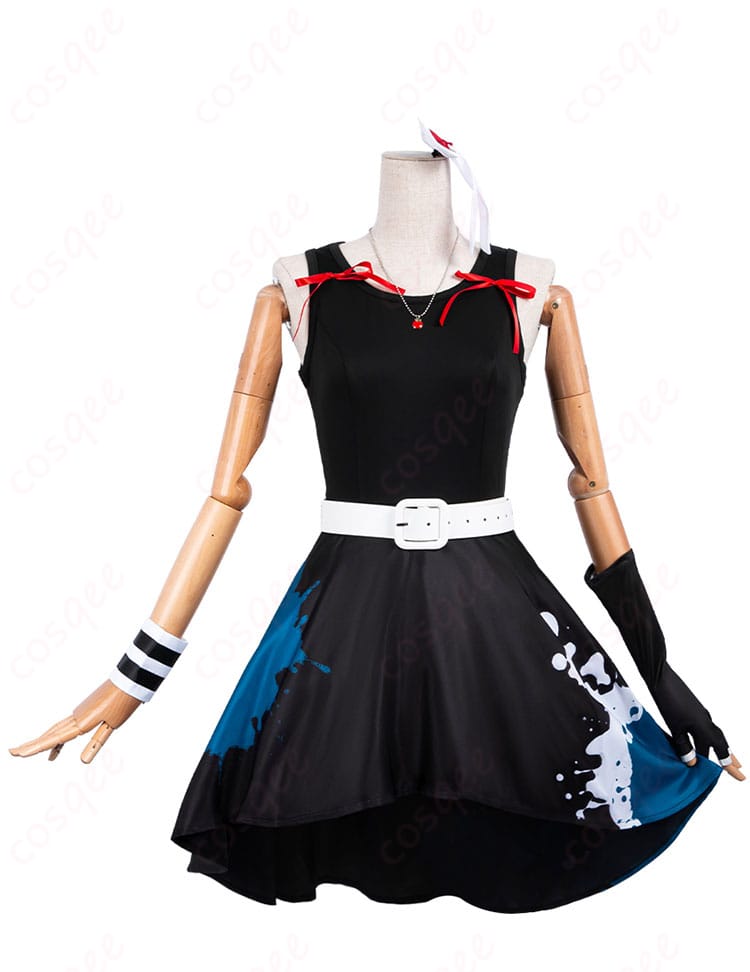 ガールズバンドクライ×サンリオキャラクターズ 安和すばる×ハローキティ コスプレ衣装-2