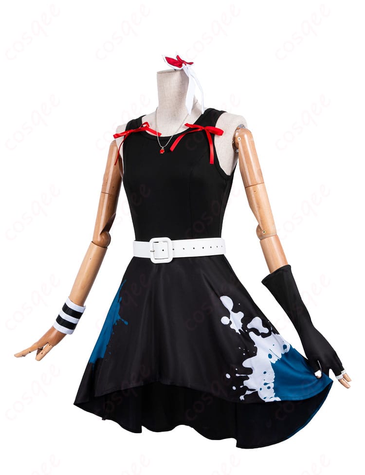 ガールズバンドクライ×サンリオキャラクターズ 安和すばる×ハローキティ コスプレ衣装-3