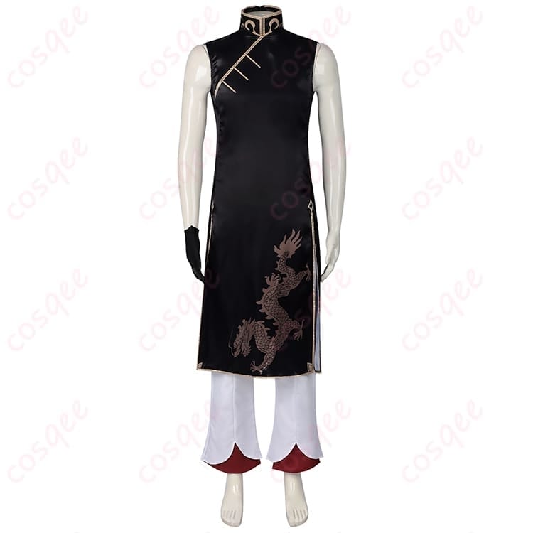 文豪ストレイドッグス 芥川龍之介 中華風コスプレ衣装 写真映えと動きやすさを両立 - 4枚目の画像