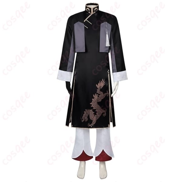文豪ストレイドッグス 芥川龍之介 中華風コスプレ衣装 写真映えと動きやすさを両立