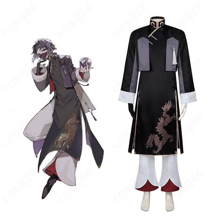 文豪ストレイドッグス 芥川龍之介 中華風 コスプレ衣装-1