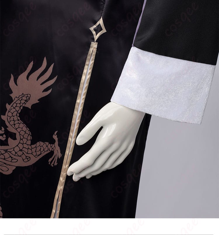 文豪ストレイドッグス 芥川龍之介 中華風 コスプレ衣装-9