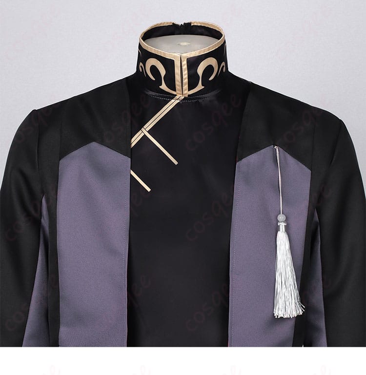 文豪ストレイドッグス 芥川龍之介 中華風 コスプレ衣装-6