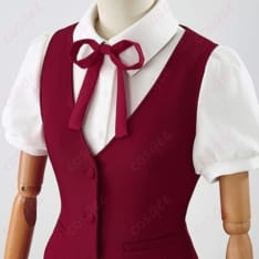 銀魂 神楽のカフェ店員ウエイター風コスプレ｜軽やかで写真映え、イベントにぴったり - 5枚目の画像（サムネイル）