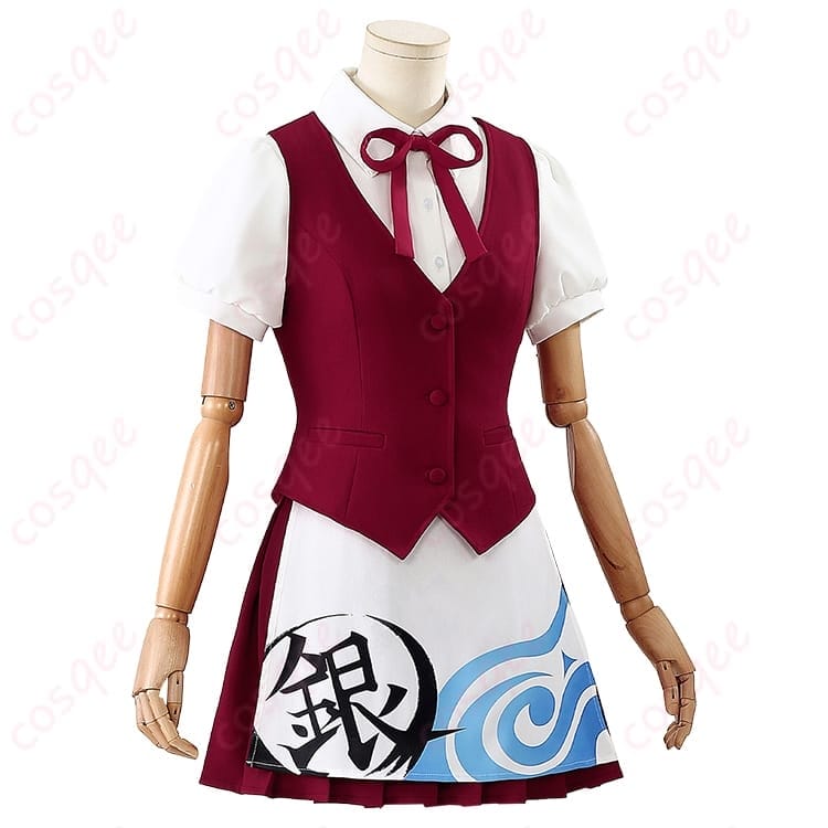 銀魂 神楽のカフェ店員ウエイター風コスプレ｜軽やかで写真映え、イベントにぴったり - 2枚目の画像
