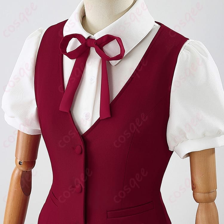 銀魂 神楽のカフェ店員ウエイター風コスプレ｜軽やかで写真映え、イベントにぴったり - 5枚目の画像