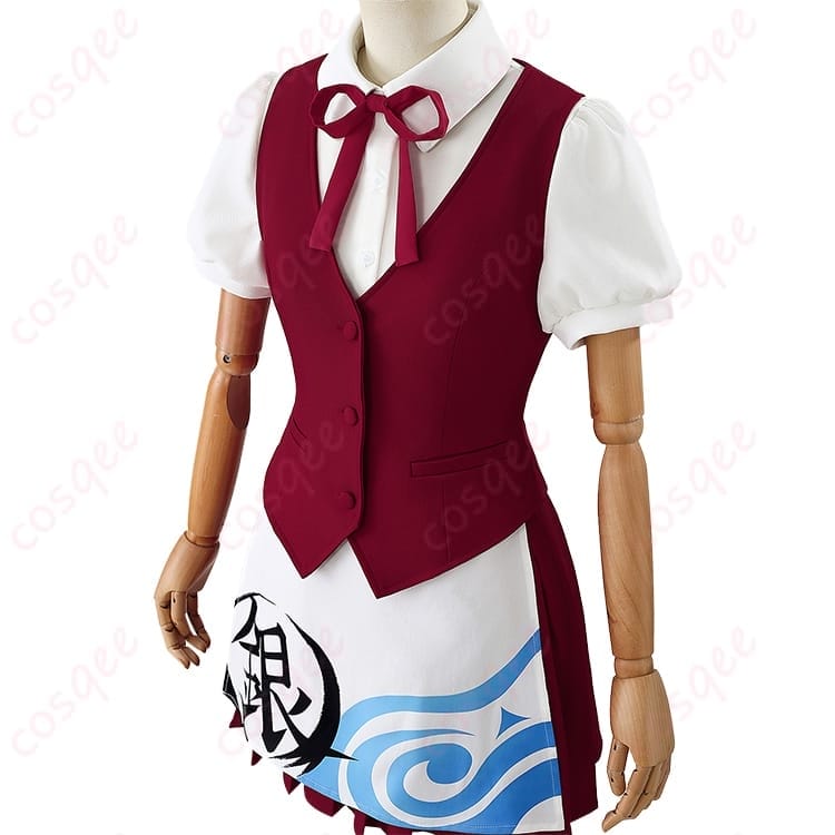 銀魂 神楽のカフェ店員ウエイター風コスプレ｜軽やかで写真映え、イベントにぴったり - 3枚目の画像
