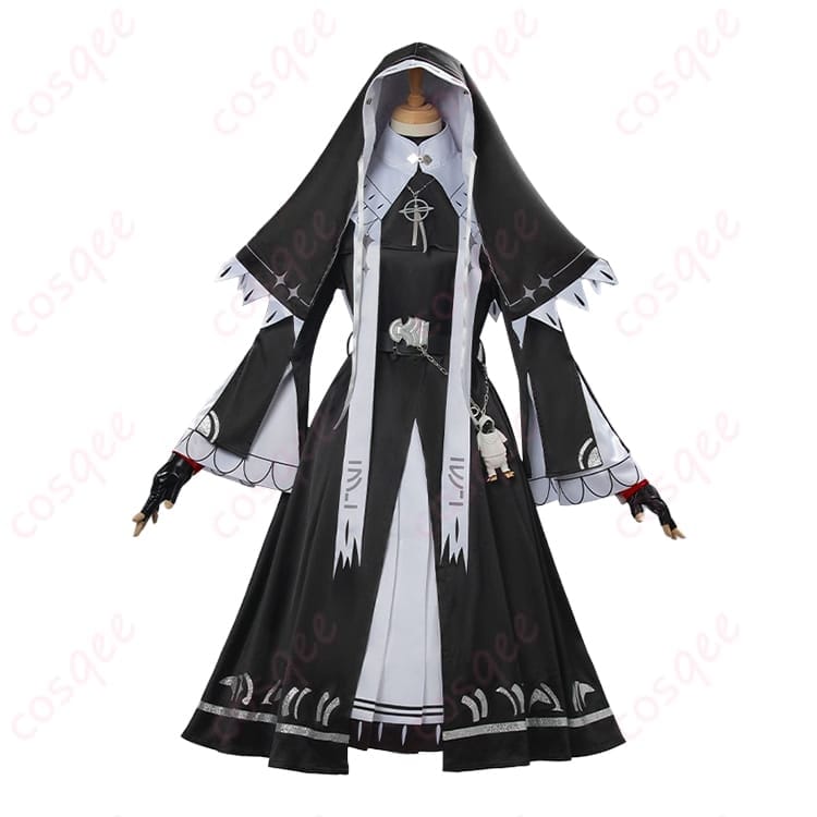 アークナイツ 新約エクシアのシスター風コスプレ衣装 撮影で映える端正シルエット - 1枚目の画像