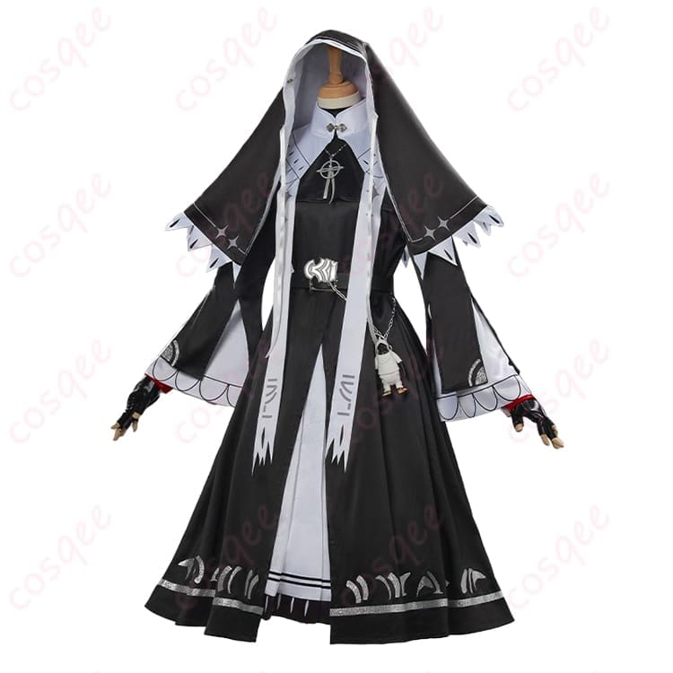 アークナイツ 新約エクシアのシスター風コスプレ衣装 撮影で映える端正シルエット - 2枚目の画像