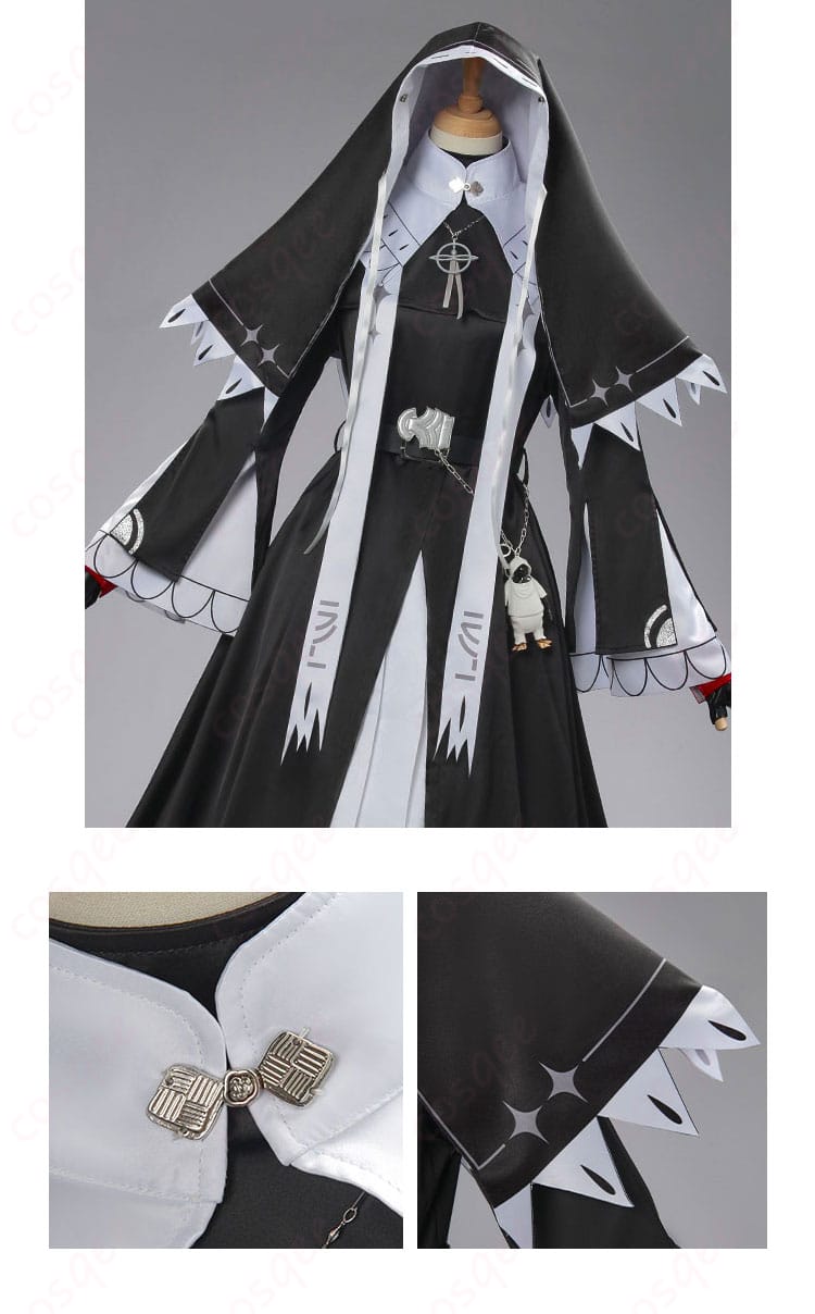 アークナイツ 新約エクシア シスター服 コスプレ衣装-6