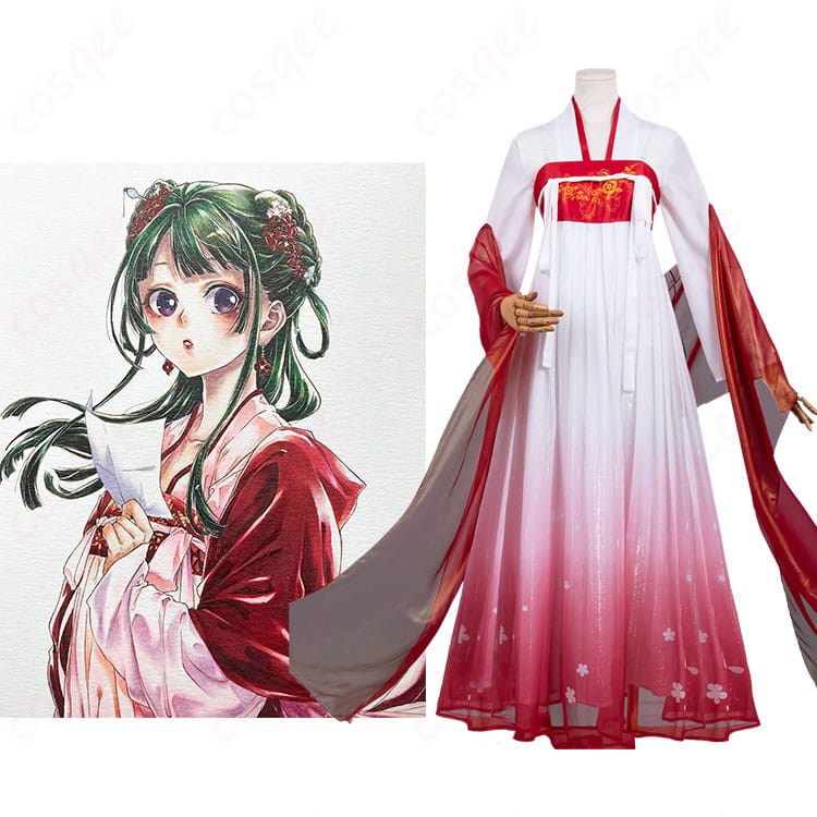 薬屋のひとりごと 猫猫 壬氏様との街歩き コスプレ衣装-1