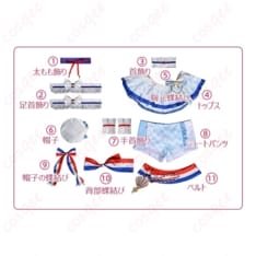 プロセカ 桃井愛莉 ブルーマリンの爽やかマリンコーデで、夏のステージも撮影も可愛く映える - 5枚目の画像（サムネイル）