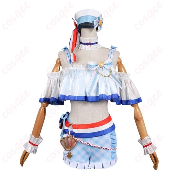 プロセカ 桃井愛莉 ブルーマリンの爽やかマリンコーデで、夏のステージも撮影も可愛く映える