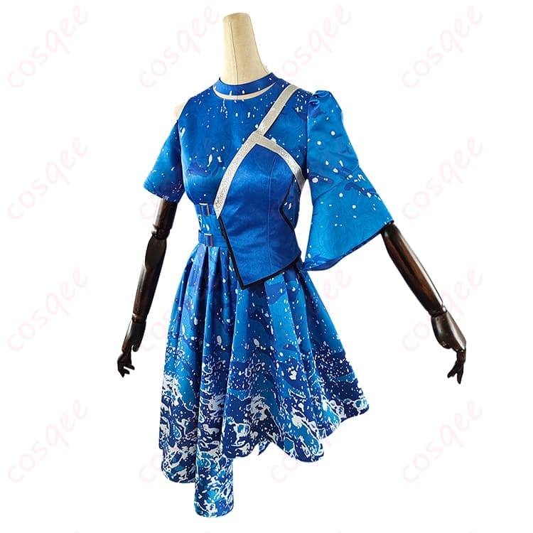 ラブライブ！サンシャイン!! Aqours 街歩き 黒澤ダイヤ・桜内梨子・津島善子 コスプレ衣装 - 2枚目の画像