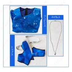 Aqoursの夏気分をまとえる松浦果南・渡辺曜・黒澤ルビィ風コスプレ衣装 - 4枚目の画像（サムネイル）