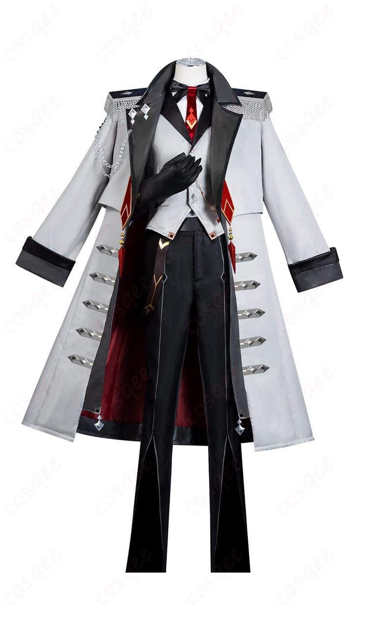 原神 璀夜华宴シリーズ 「公子」タルタリヤ コスプレ衣装-2