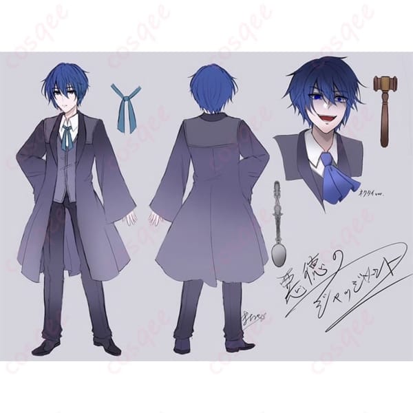 悪徳のジャッジメントの世界観を纏う KAITO ガレリアン・マーロン衣装