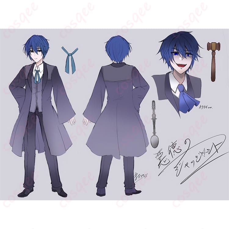 悪徳のジャッジメントの世界観を纏う KAITO ガレリアン・マーロン衣装 - 1枚目の画像