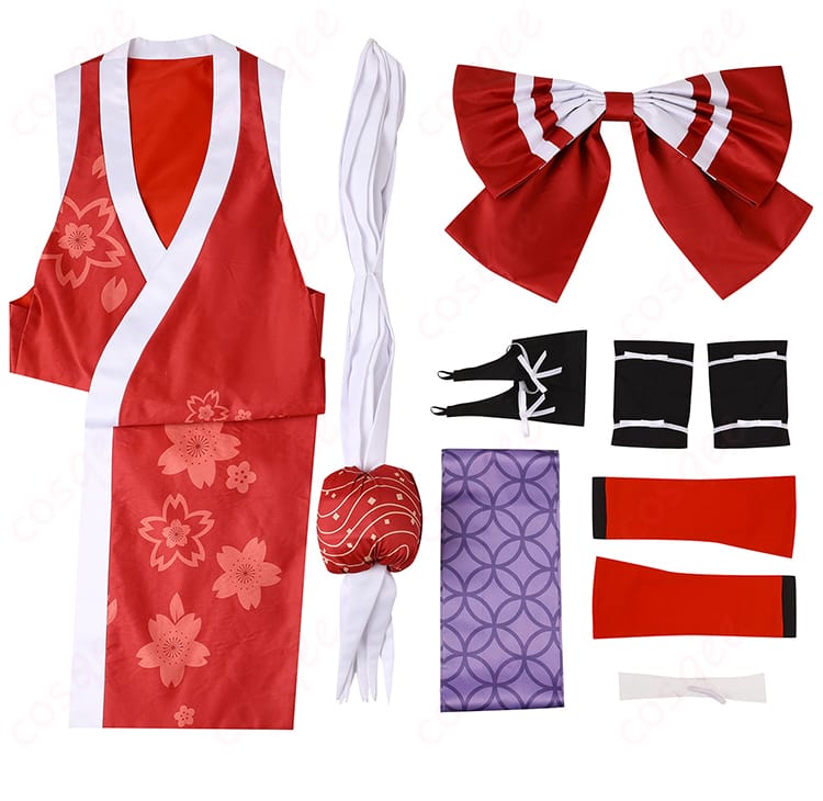 ストリートファイター6 舞(Mai) コスプレ衣装-10