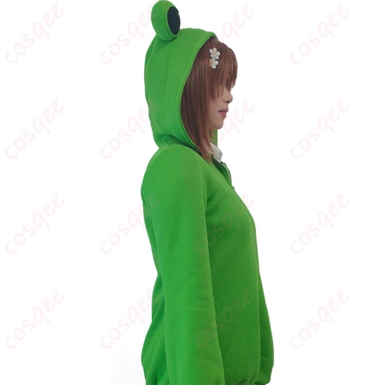 とある科学の超電磁砲 ゲコ太着ぐるみで御坂美琴になりきる癒し系パジャマ - 2枚目の画像