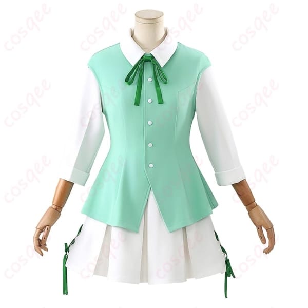 カードキャプターさくら 木之本桜 TV ver コスプレ衣装 清楚で可愛い制服ワンピとリボン付き