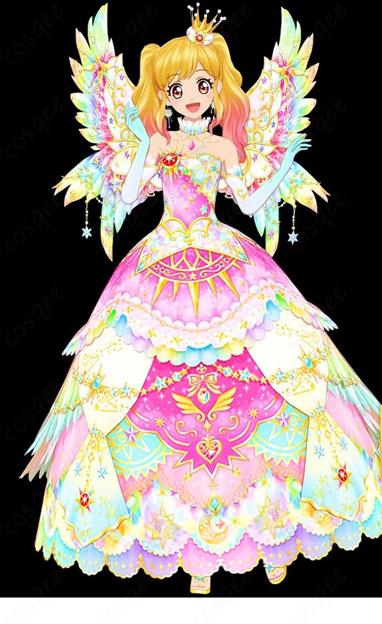 アイカツスターズ! 虹野ゆめ エターナルレインボーコーデ コスプレ衣装-1