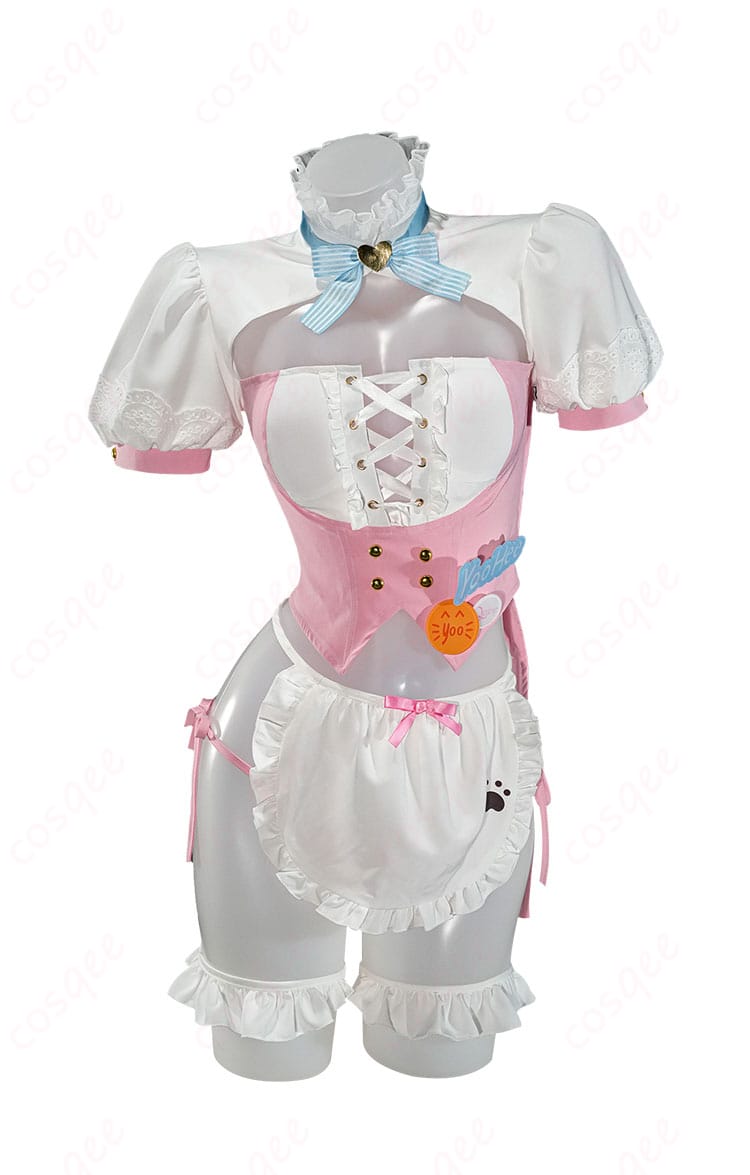 ドールズフロントライン2:エクシリウム 幼熙(ゆひ) 私服 スイートミラクル コスプレ衣装 メイド服-2