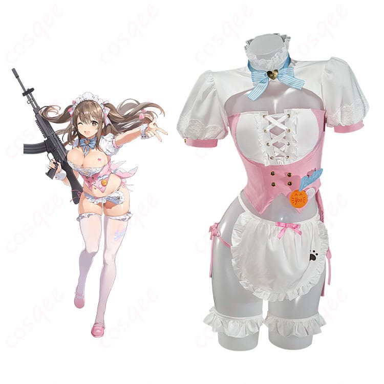 ドールズフロントライン2:エクシリウム 幼熙(ゆひ) 私服 スイートミラクル コスプレ衣装 メイド服-1