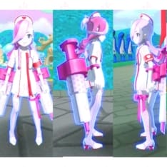 #コンパス メグメグのナース風コスプレ衣装 小物まで揃って写真映えするサイズオーダー - 1枚目の画像（サムネイル）