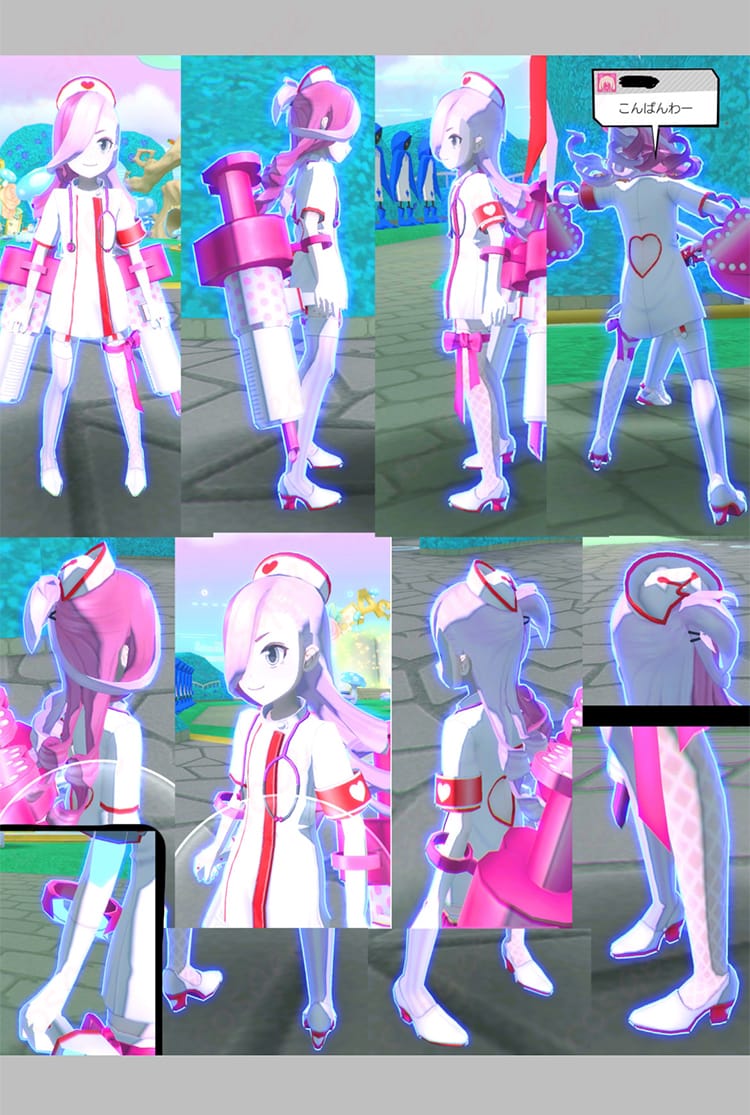#コンパス 戦闘摂理解析システム メグメグ ナース衣装 コスプレ衣装-1
