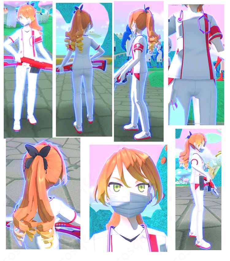 #コンパス 戦闘摂理解析システム チーちゃん 医療団体潜入任務 コスプレ衣装-1