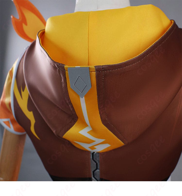 原神 ベネット 燃えろ!ラクガキ大冒険 コスプレ衣装-8